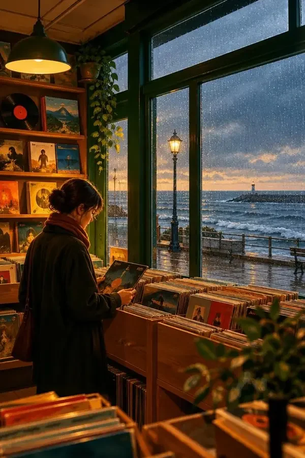 海边的旧唱片店 免费看动漫海报 海边的旧唱片店 电影封面海报